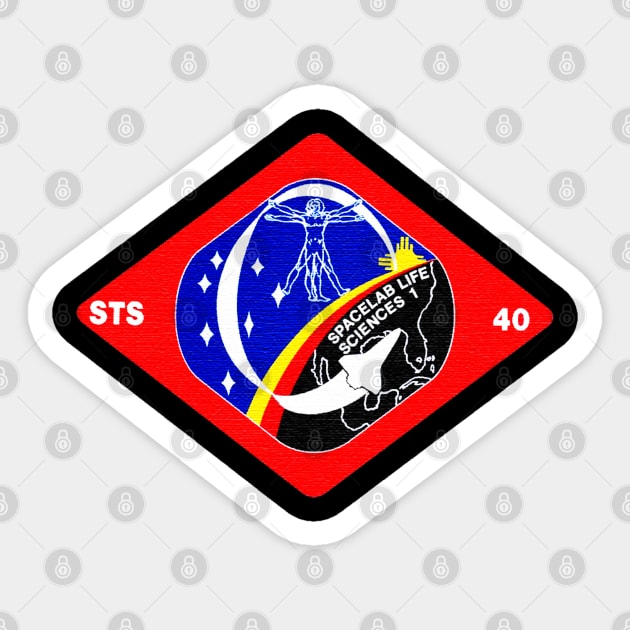 Black Panther Art - NASA Space Badge 29 Sticker by The Black Panther